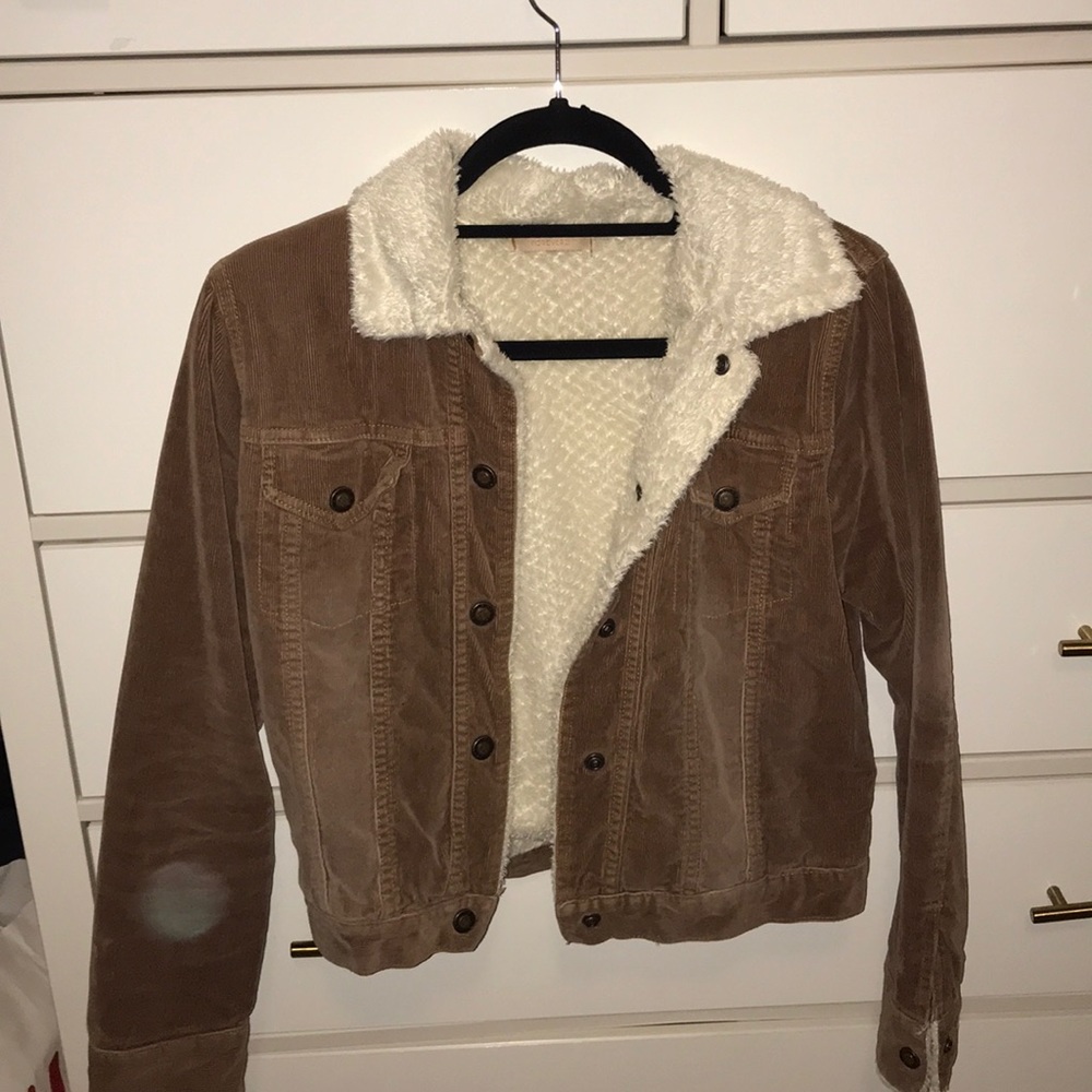 Fleece lined Corduroy jacket